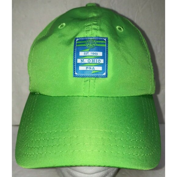 Northern Ohio PGA Mens Golf Hat OSFA Green Pukka Strapback Baseball‎ Cap - Picture 1 of 9